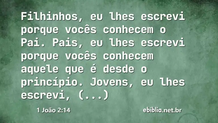 1 João 2:14