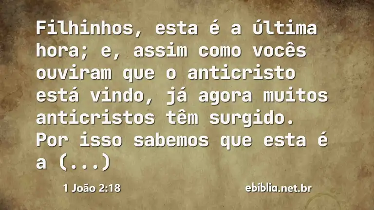 1 João 2:18