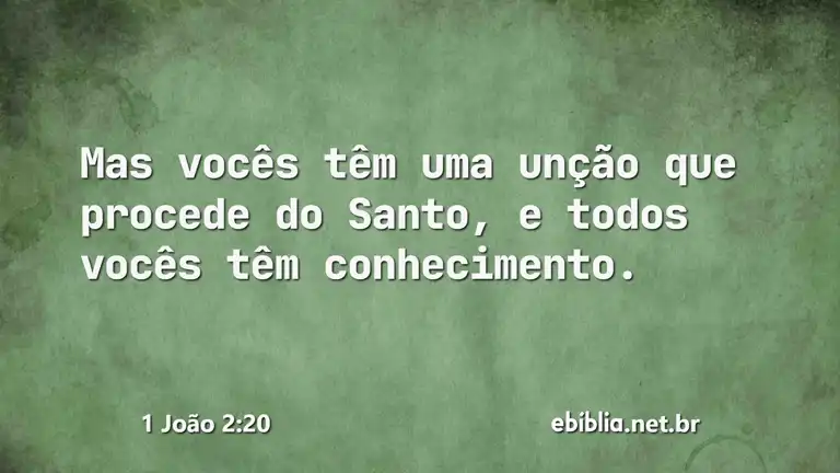 1 João 2:20