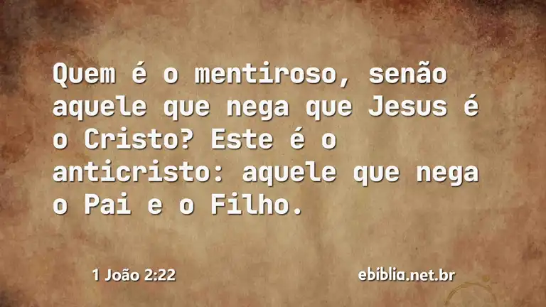 1 João 2:22