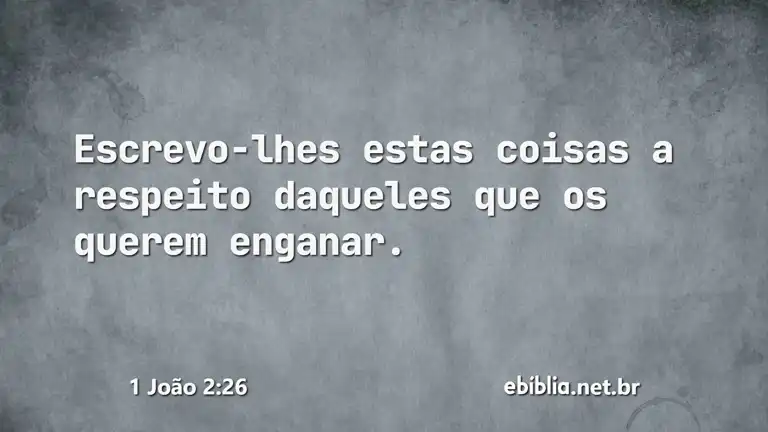 1 João 2:26