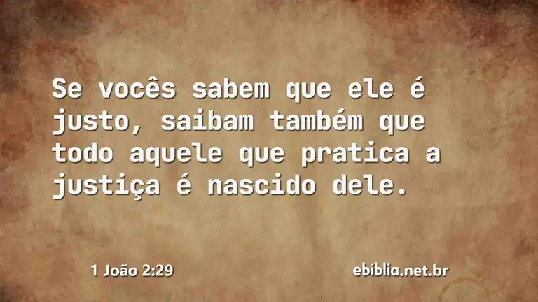 1 João 2:29