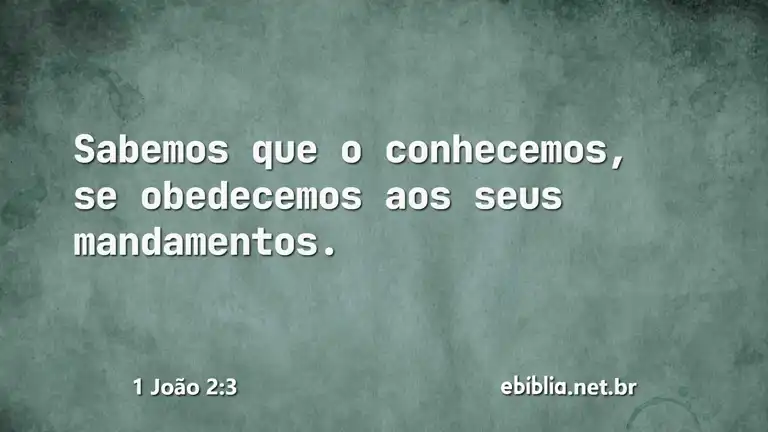 1 João 2:3