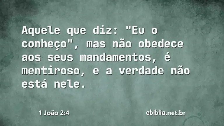 1 João 2:4