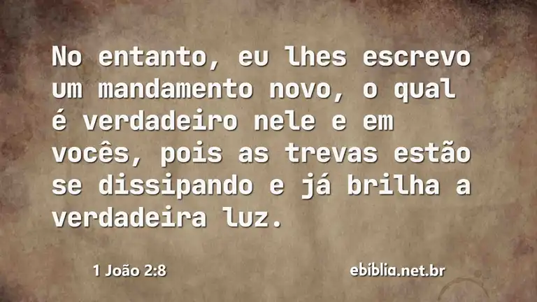 1 João 2:8