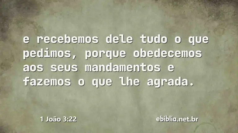 1 João 3:22