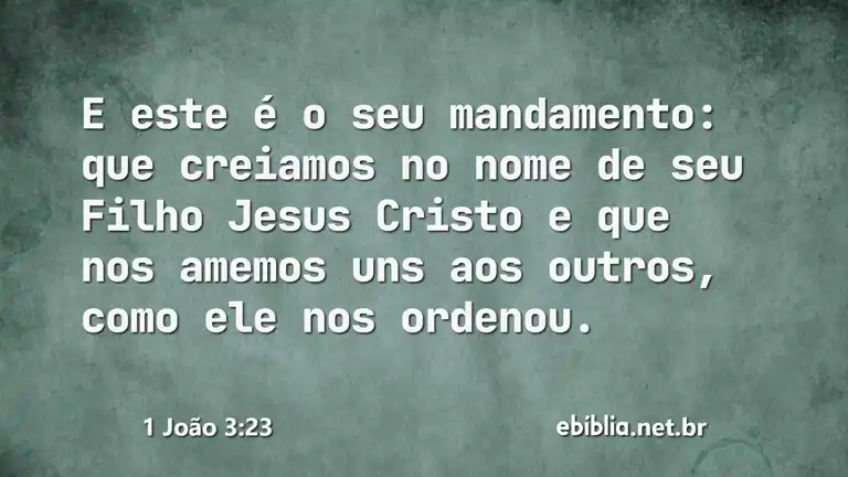 1 João 3:23