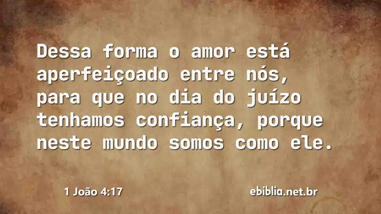 1 João 4:17