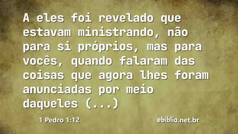 1 Pedro 1:12