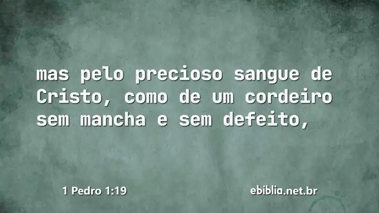 1 Pedro 1:19