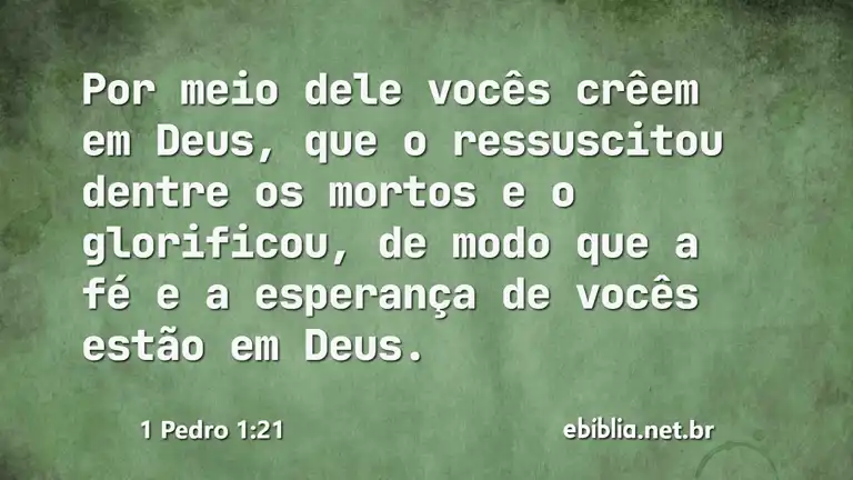 1 Pedro 1:21