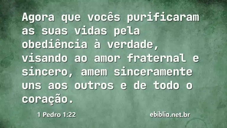 1 Pedro 1:22