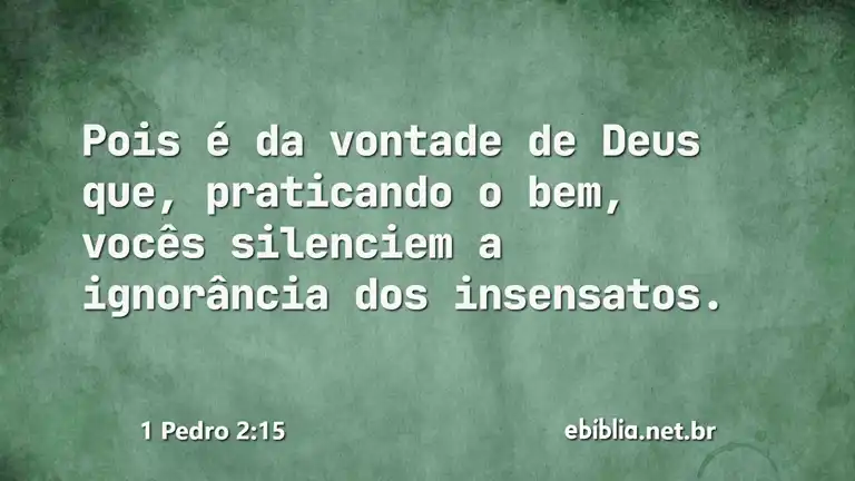 1 Pedro 2:15