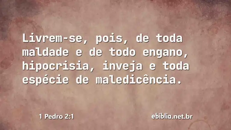 1 Pedro 2:1