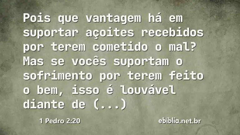 1 Pedro 2:20