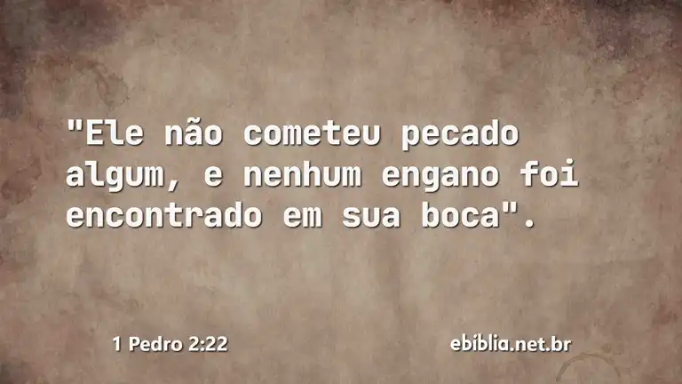 1 Pedro 2:22