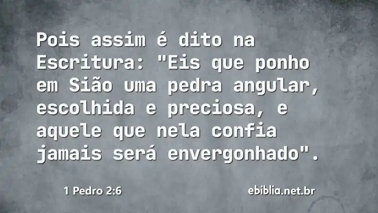 1 Pedro 2:6