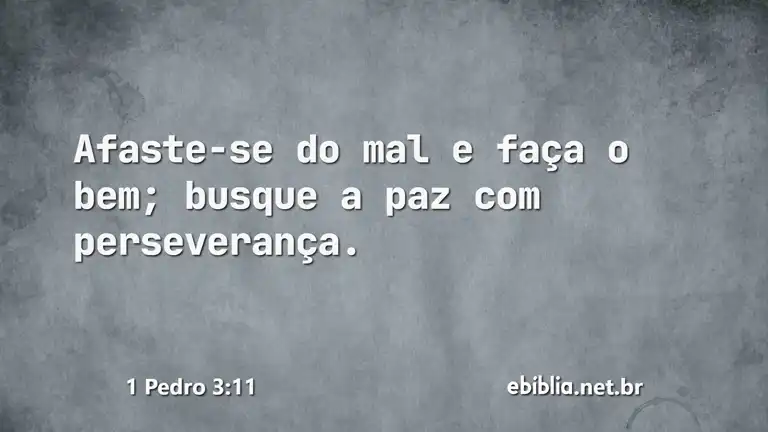 1 Pedro 3:11