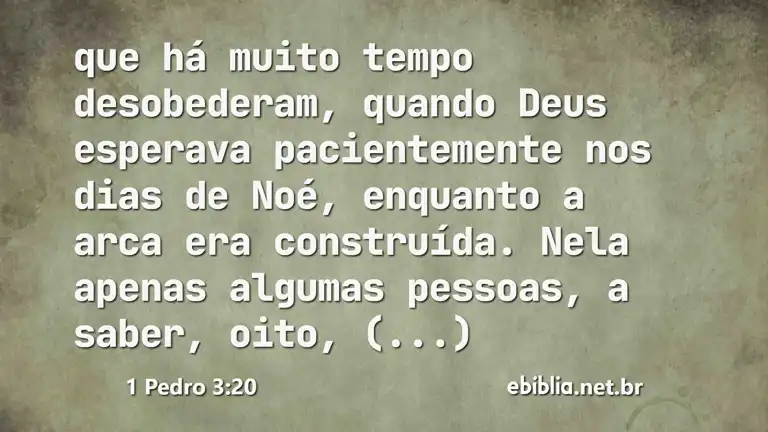 1 Pedro 3:20