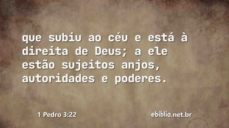 1 Pedro 3:22