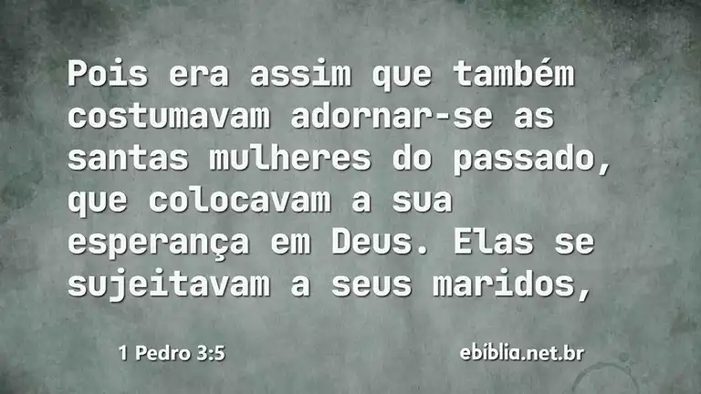 1 Pedro 3:5