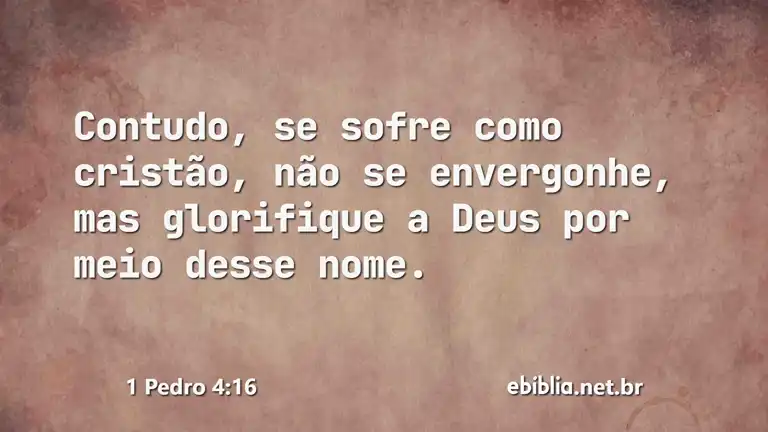 1 Pedro 4:16