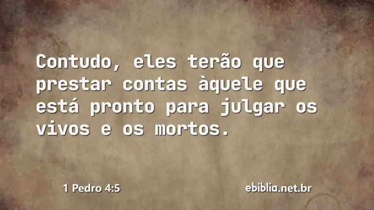 1 Pedro 4:5