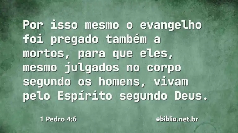 1 Pedro 4:6