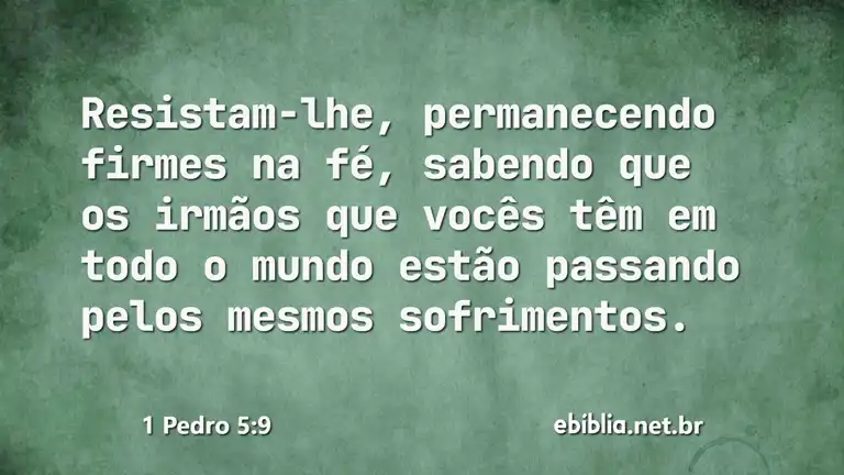 1 Pedro 5:9