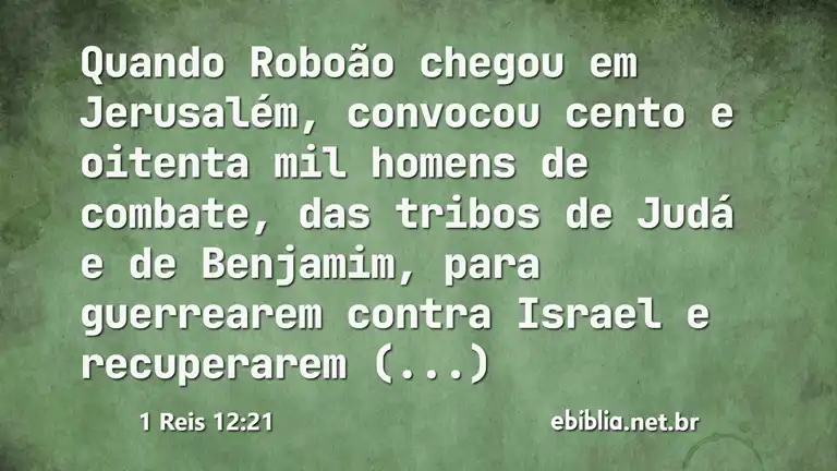 1 Reis 12:21