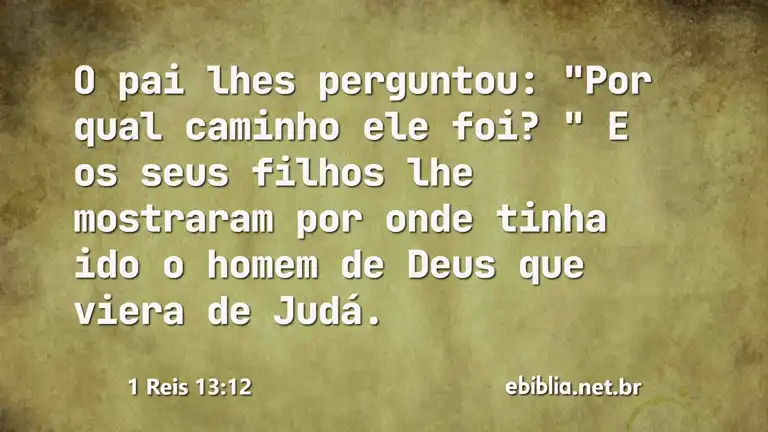 1 Reis 13:12