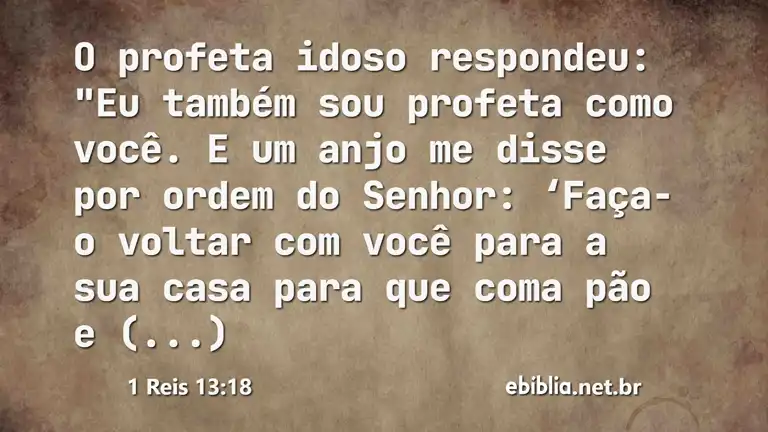 1 Reis 13:18