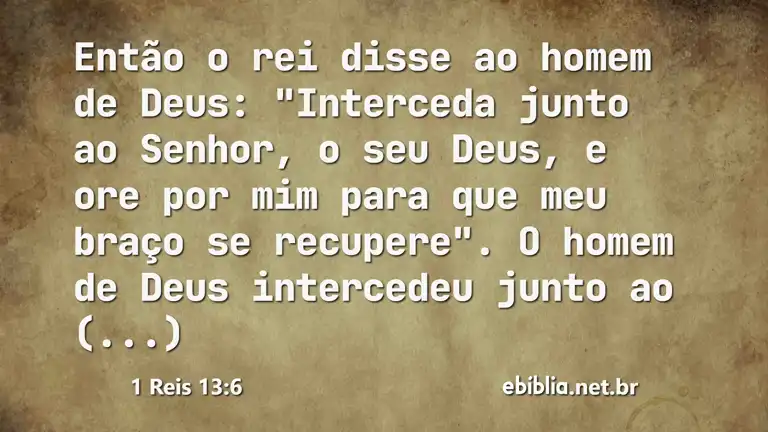 1 Reis 13:6