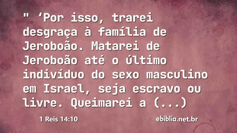 1 Reis 14:10