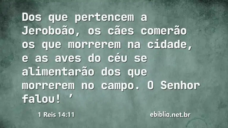 1 Reis 14:11