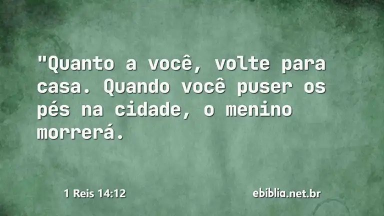 1 Reis 14:12