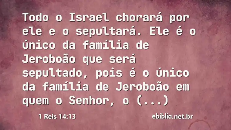 1 Reis 14:13