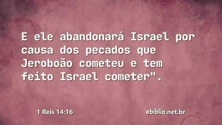 1 Reis 14:16