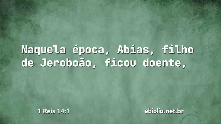 1 Reis 14:1