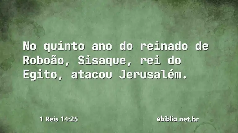 1 Reis 14:25