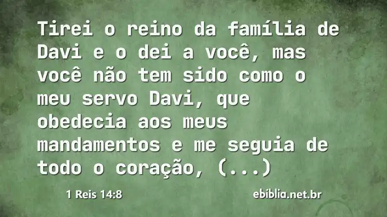 1 Reis 14:8