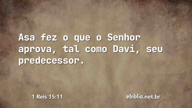 1 Reis 15:11