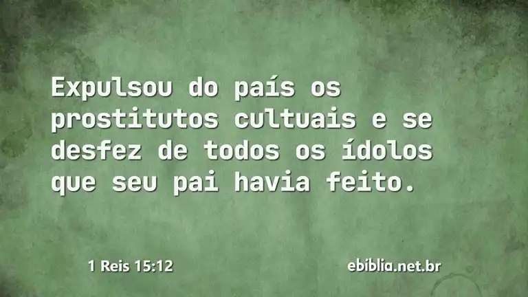 1 Reis 15:12