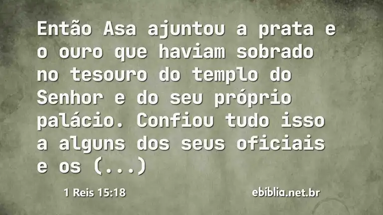 1 Reis 15:18