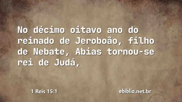 1 Reis 15:1