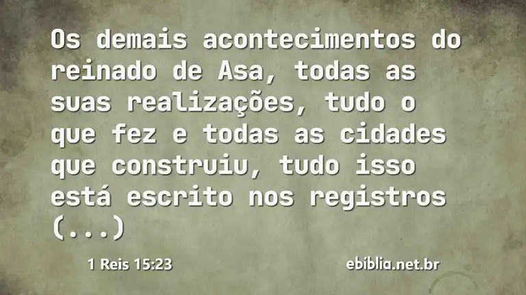 1 Reis 15:23