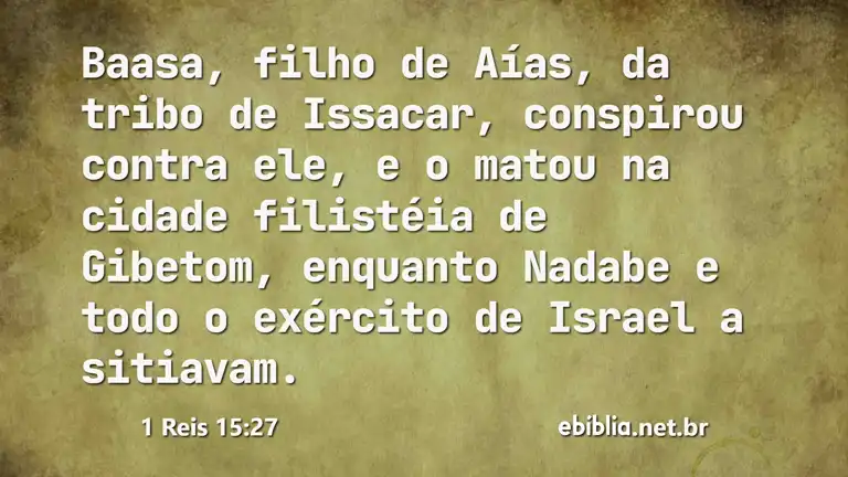 1 Reis 15:27