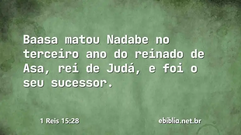 1 Reis 15:28