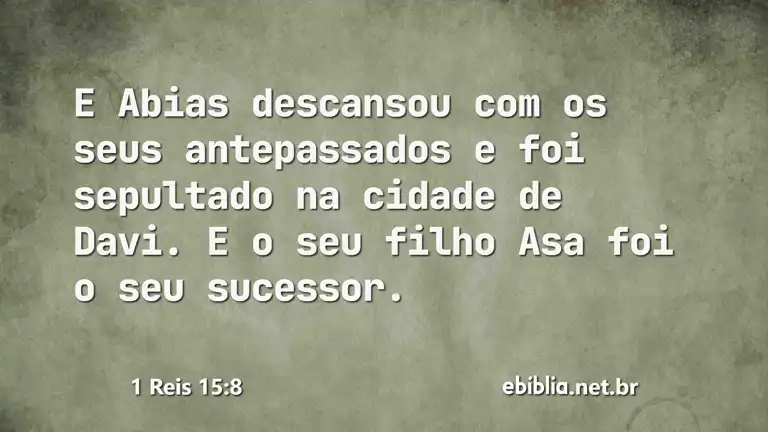 1 Reis 15:8