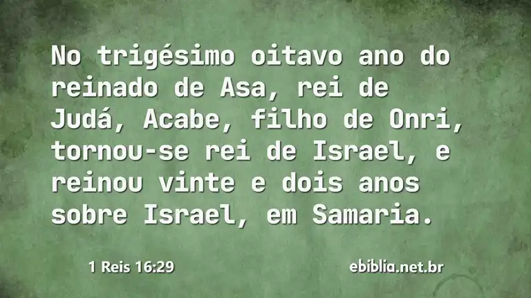 1 Reis 16:29